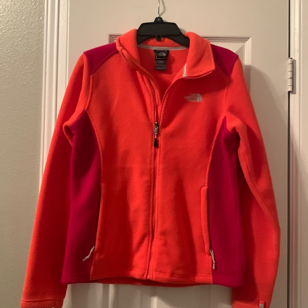 North Face zip up fleece.